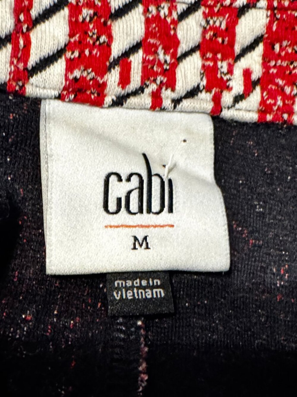cabi Captain Blazer Style 6028 Red White Blue Nautical Knit Jacket M - Picture 4 of 13